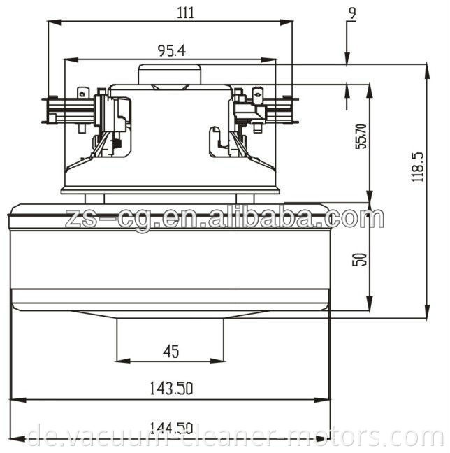 Electrical Vacuum Cleaner Motor